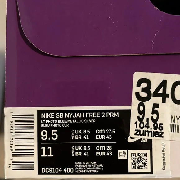 Nike SB Nyjah Free 2 Sz 9.5 - Picture 10 of 10